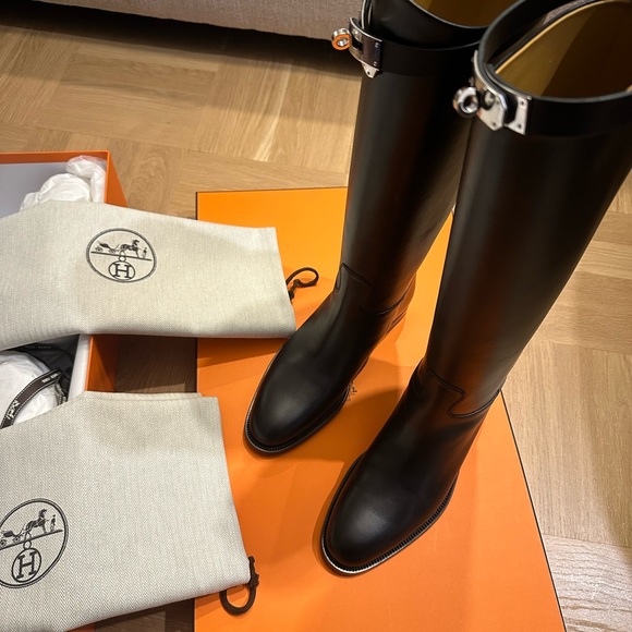 Hermes Jumping leather riding boots 36.5 Brand new - Picture 10 of 13